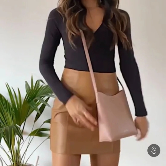 Anthropologie SAMARA medium Shoulder Bag In Peony. NWOT - Picture 2 of 14